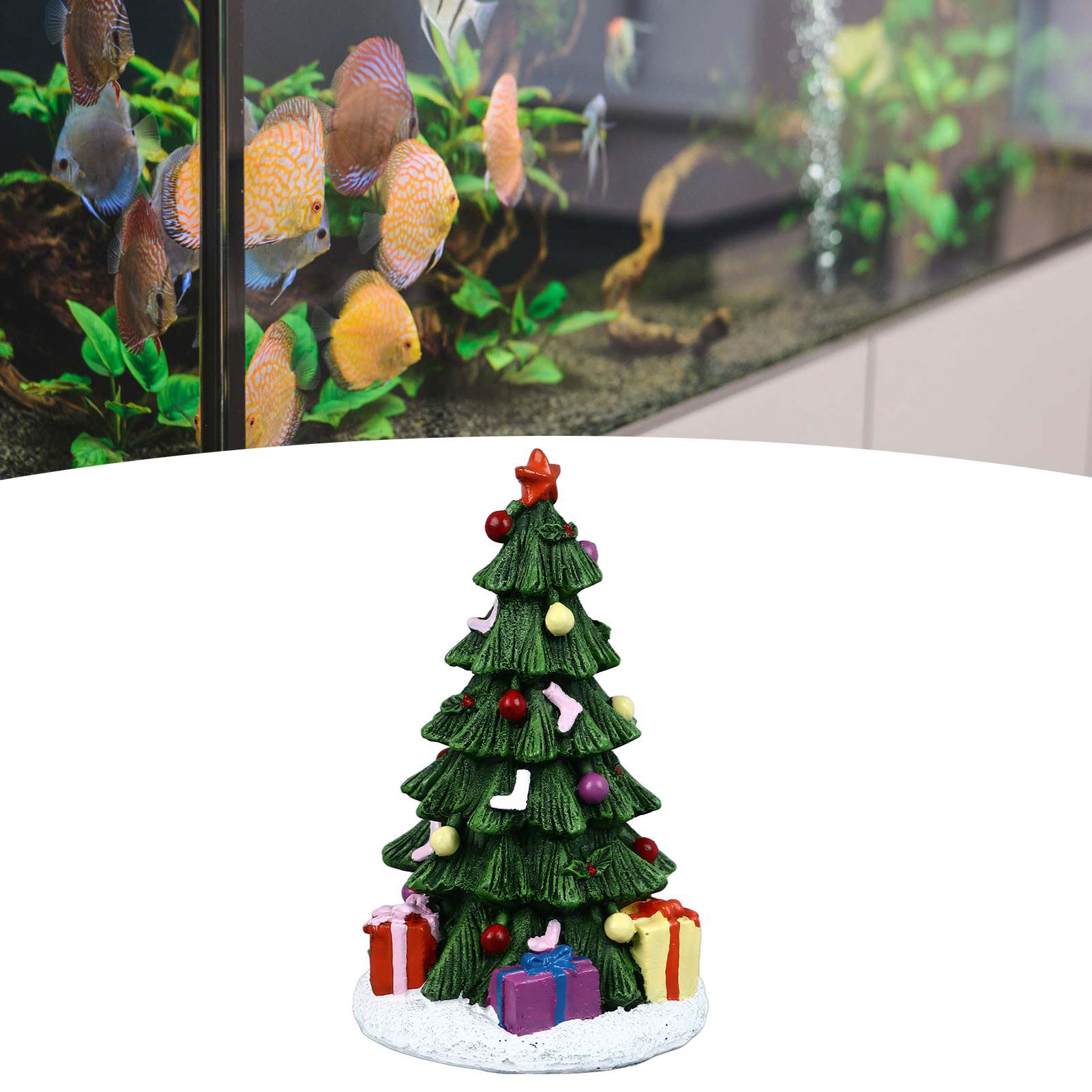 Aquarium Fish Names - ZK20 크리스마스 어항 장식, 절묘한 아름다운