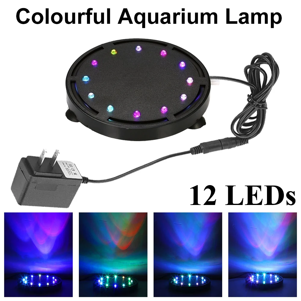 Aquarium Fish Colour - 팝 IP68 12LED 수족관 산소 공급