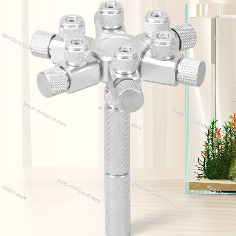Aquarium Fish Accessories - 버블 카운터 및 액세서리가 포함된 수족관