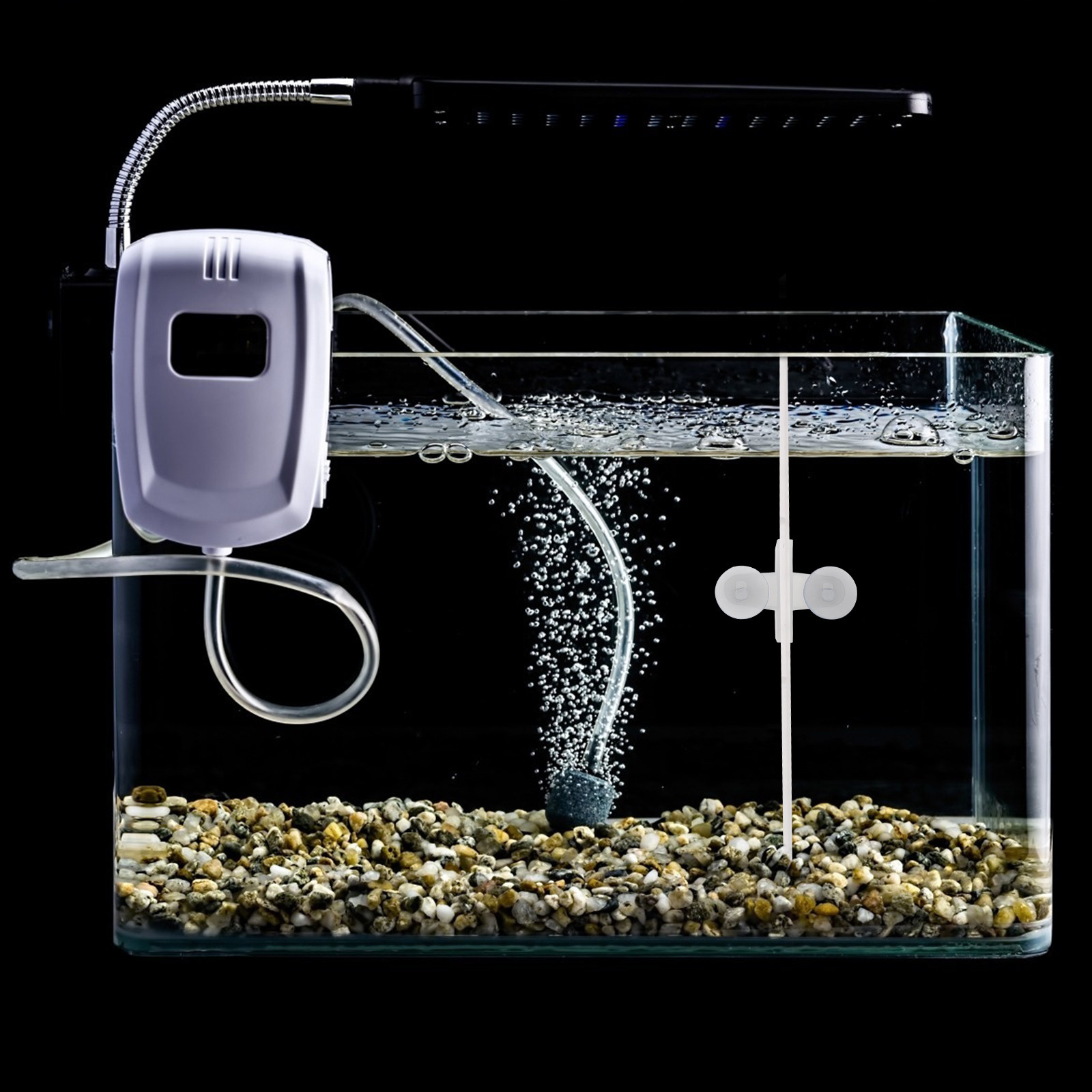 Aquarium Fish Net - 5개입 수족관 유리 클립 격리망 흡착컵,