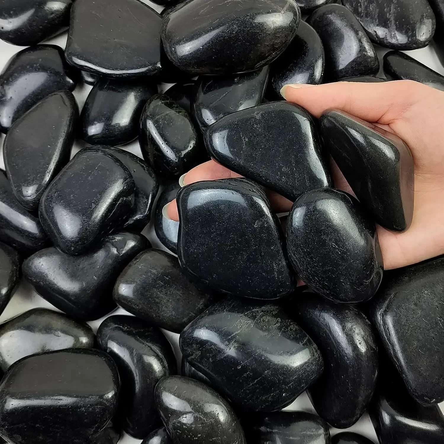 조경용 40파운드 블랙 리버 록, 실내 식물용 2-3인 - Aquarium Decoration Rock 리뷰 및 가격