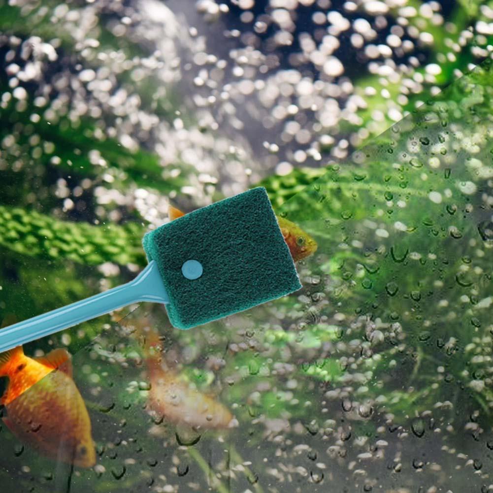양면 어항 스펀지 클리너 긴 손잡이 수족관 조류 제거기 - Aquarium Fish Accessories 리뷰 및 가격