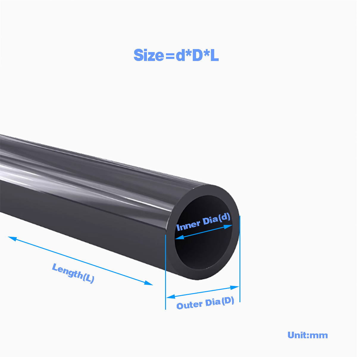블랙 PVC 플라스틱 파이프 중공 튜브, 물고기 탱크  - Aquarium Fish Accessories 리뷰 및 가격