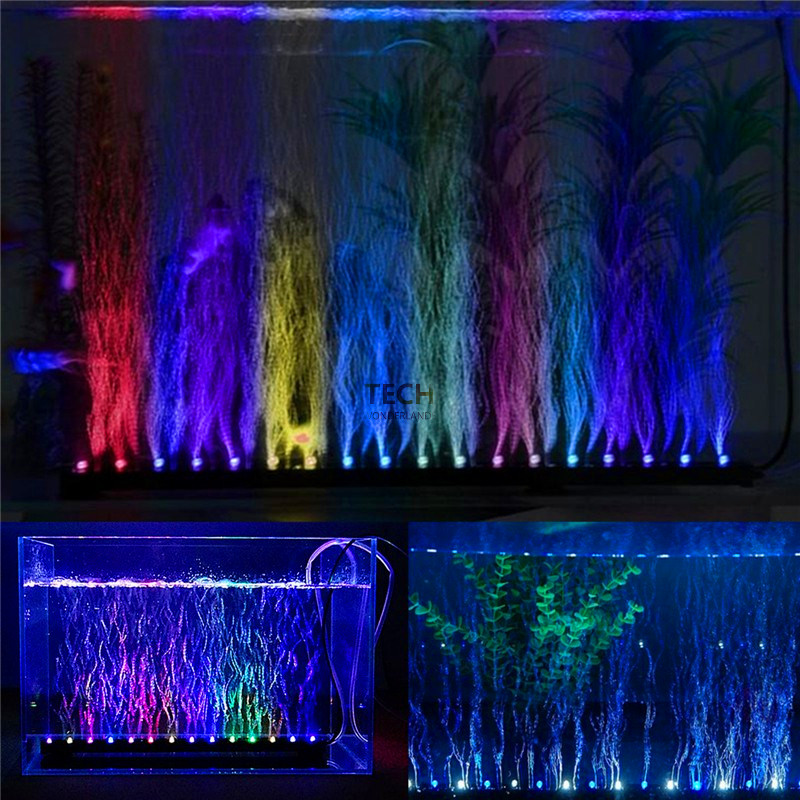 수족관 물고기 탱크 수중 잠수정 공기 버블 색상 변경  - Aquarium Fish Colour 리뷰 및 가격