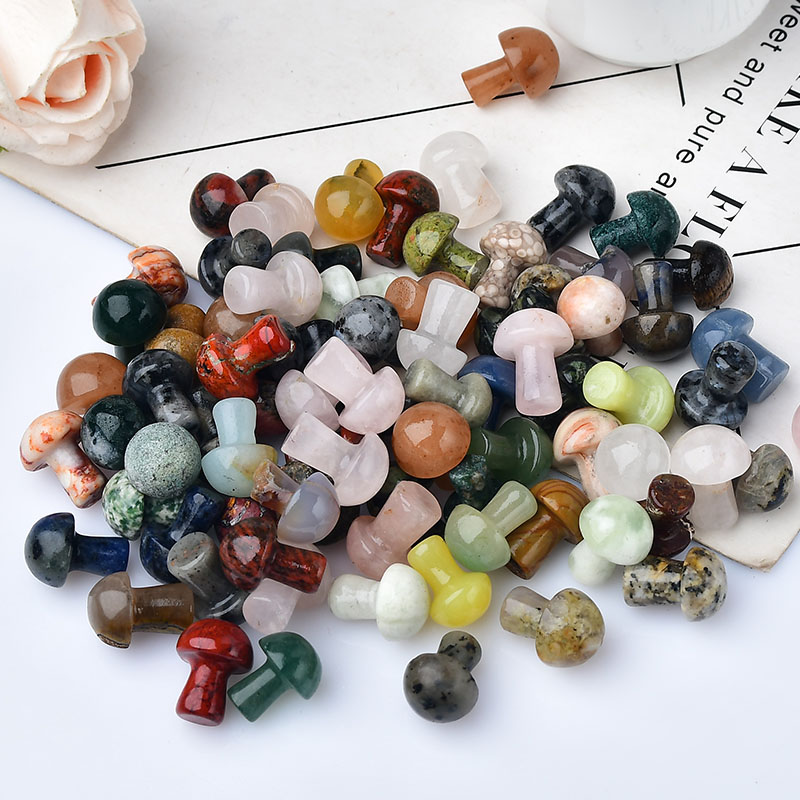10Pcs 천연 크리스탈 미니 버섯 보석 석영 버섯 미 - Aquarium Decoration Rock 리뷰 및 가격
