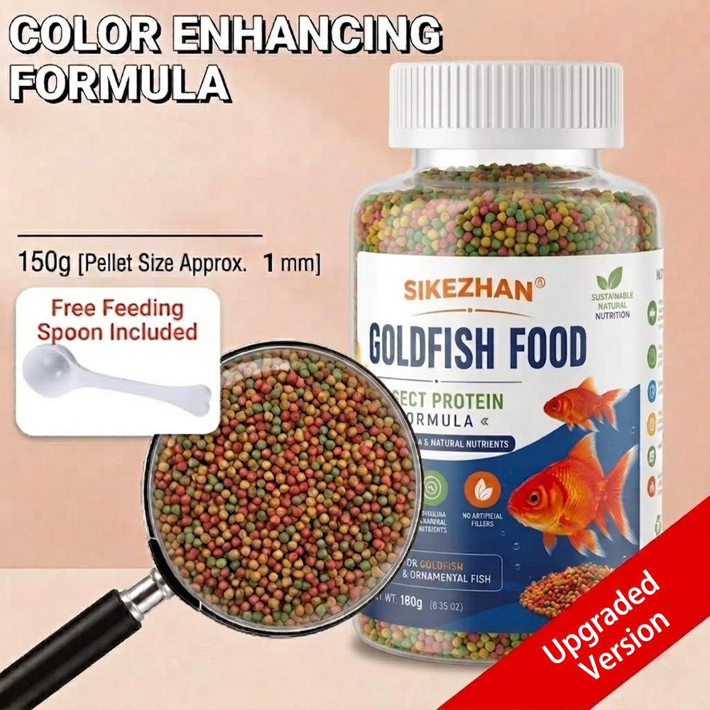 색상 강화 금붕어 사료 곤충 단백질 미세 펠릿 깨끗한  - Fish Food Flake 리뷰 및 가격