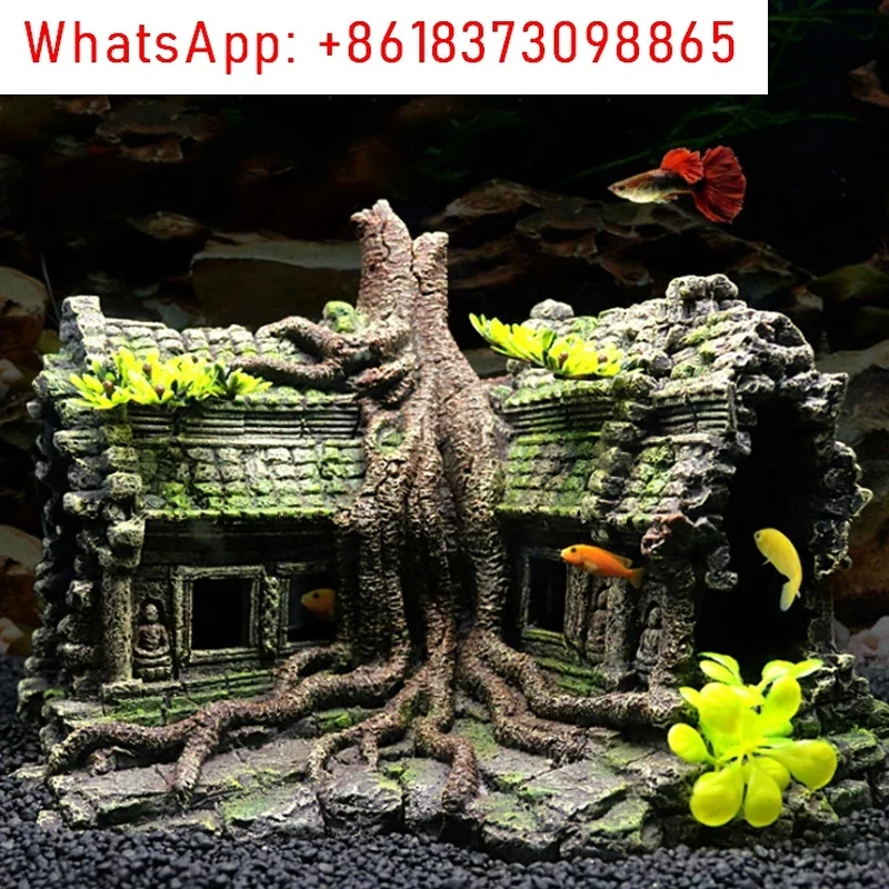 레진 트리 하우스 나무 수족관 장식 어항 장식 공예품  - Aquarium Fish Accessories 리뷰 및 가격