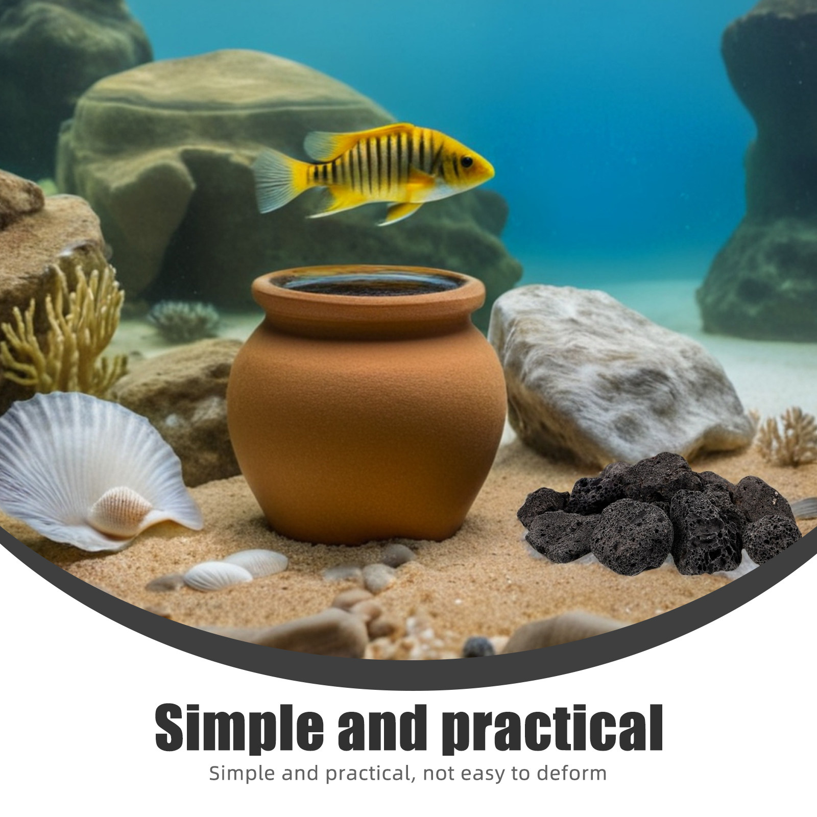 1팩 천연 화산석 용암석 작은 사이즈 어항 장식 화분용 - Aquarium Fish Accessories 리뷰 및 가격