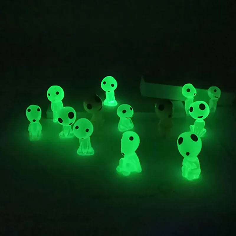 빛나는 엘프 미니 피규어 어항 장식 코다마 야광 피규어 - Aquarium Fish Accessories 리뷰 및 가격